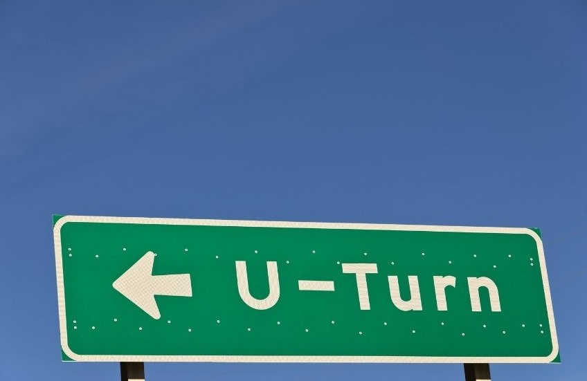 u turn